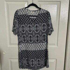 Sundog‎ black/grey beach coverup. Size small